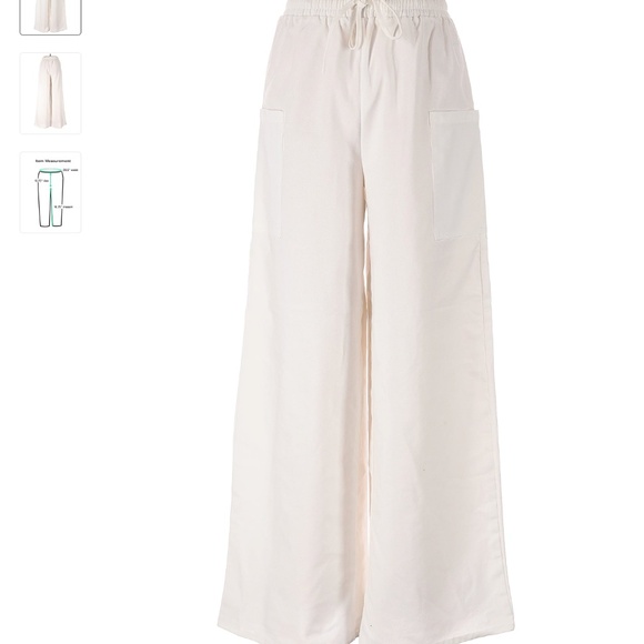 Princess Polly Wide Leg Linen Pant - Picture 1 of 3